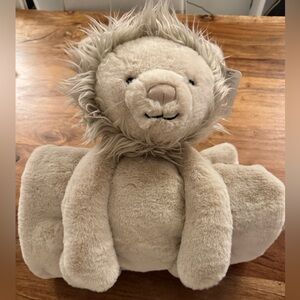 Pottery Barn Baby Lion Plush blanket
